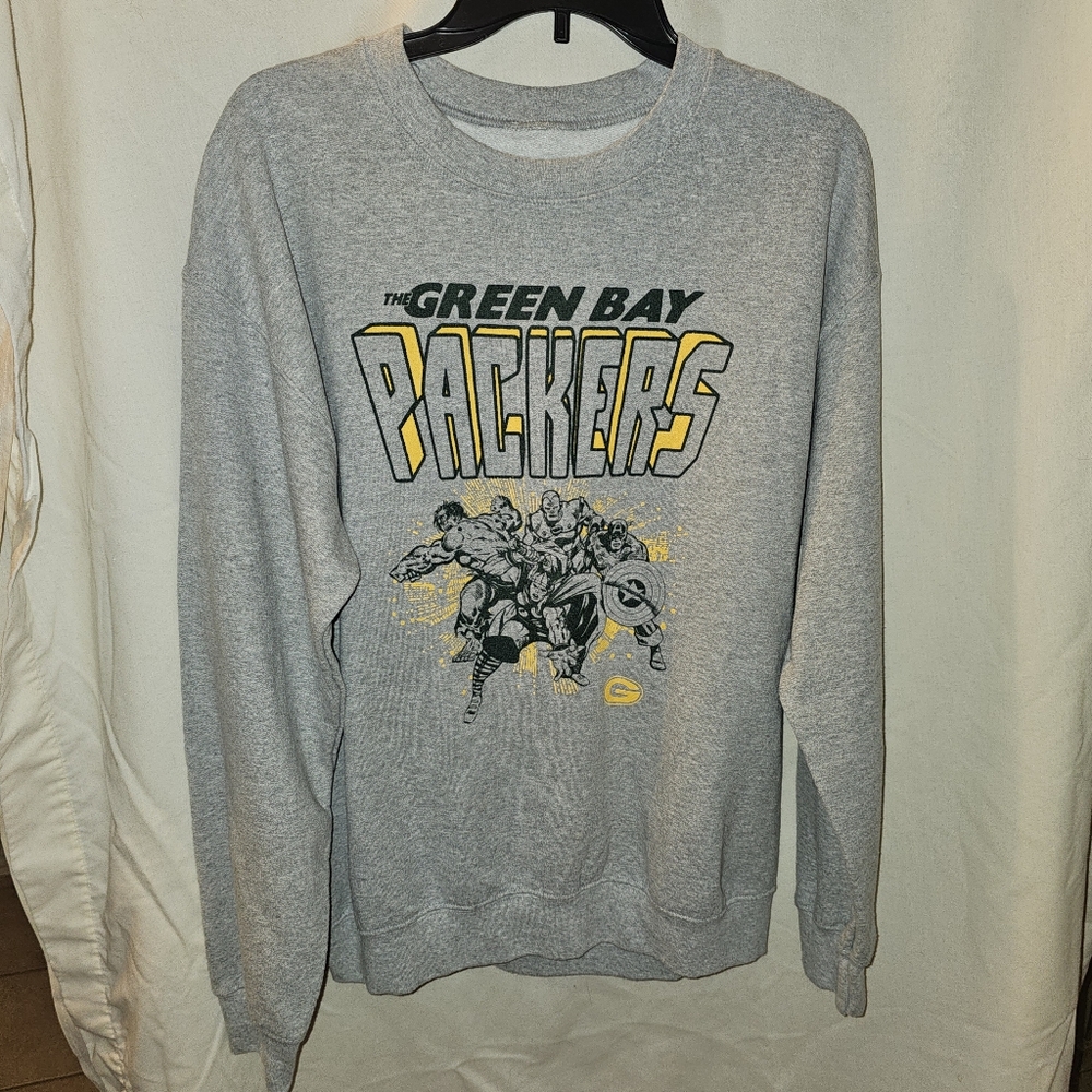 Green Bay Packers Gray Sweatshirt
